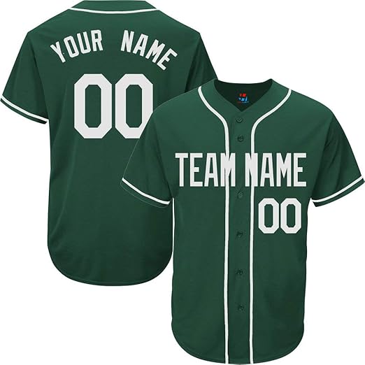 baseball jersey green