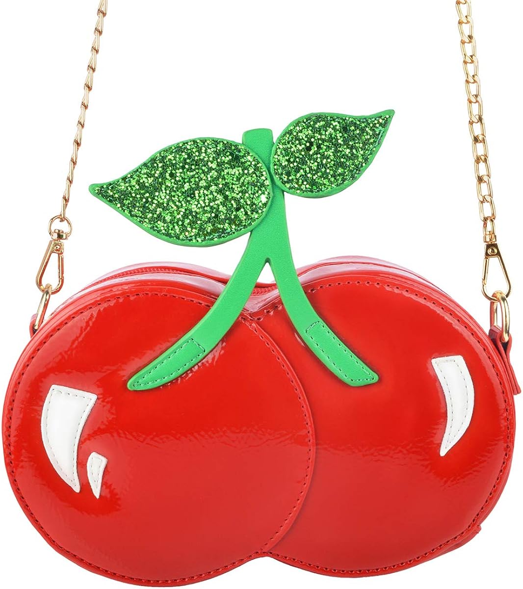 Cherry Shaped Crossbody Bag, Ustyle Cute Girl Women Novelty Fruit