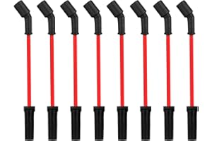Ozikutech 8 Pcs Spark Plug Wires Set Compatible with Chevy Silverado Tahoe Suburban Avalanche GMC Sierra Yukon Cadillac Escalade, Replace for 48322R 48322 9748HH 9748UU, with 4.8 5.3 6.0 6.2 LS v8
