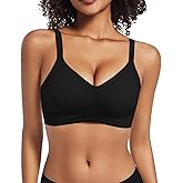 Megida Womens Seamless Bra No Underwire Comfortable Wireless Bras for Women Push Up Full Coverage Bralettes Everyday Bra