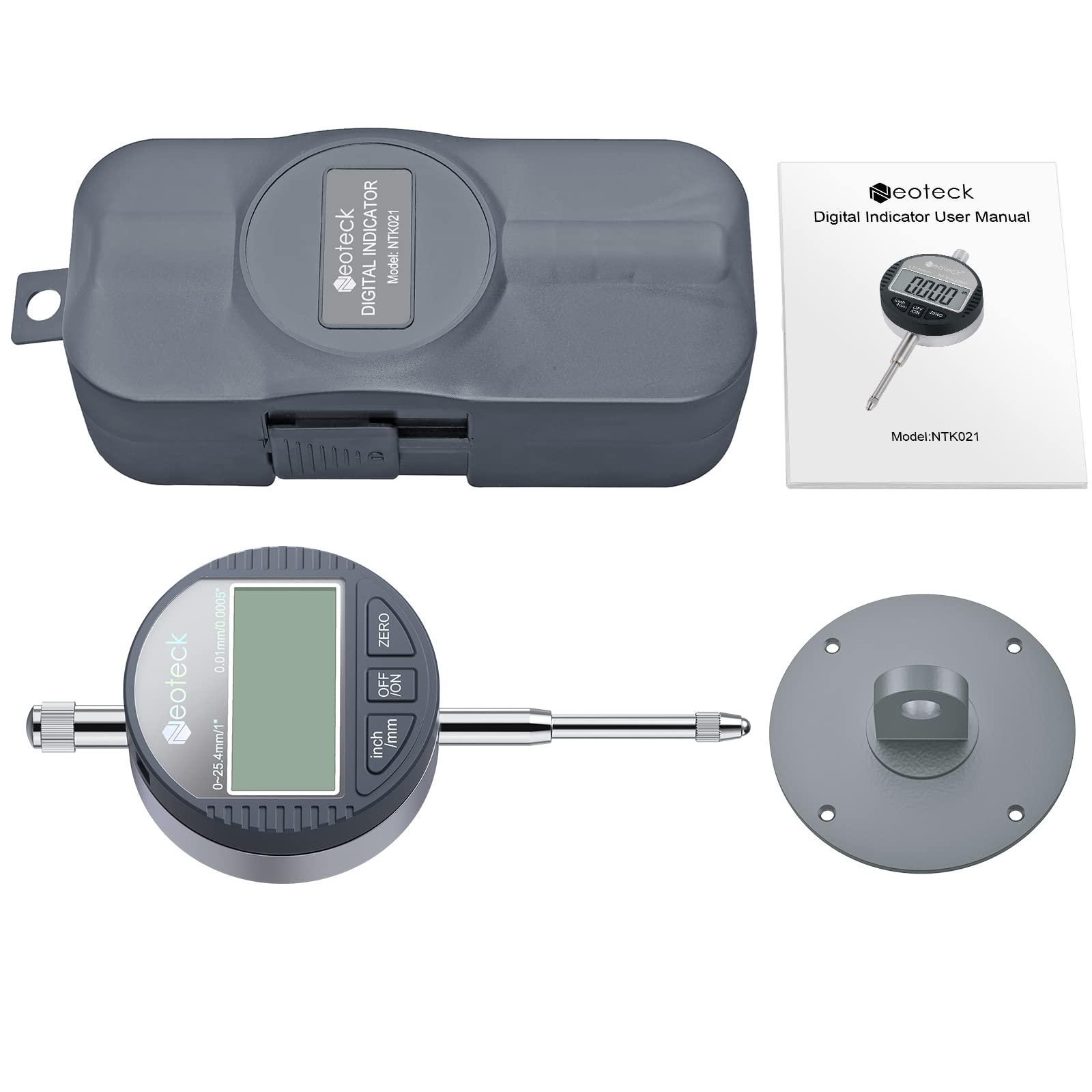 Neoteck DTI Electronic Digital Dial Indicator 1''/25.4mm Digital