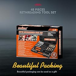 HORUSDY 48-Piece Thread Chaser Set, UNF UNC and
