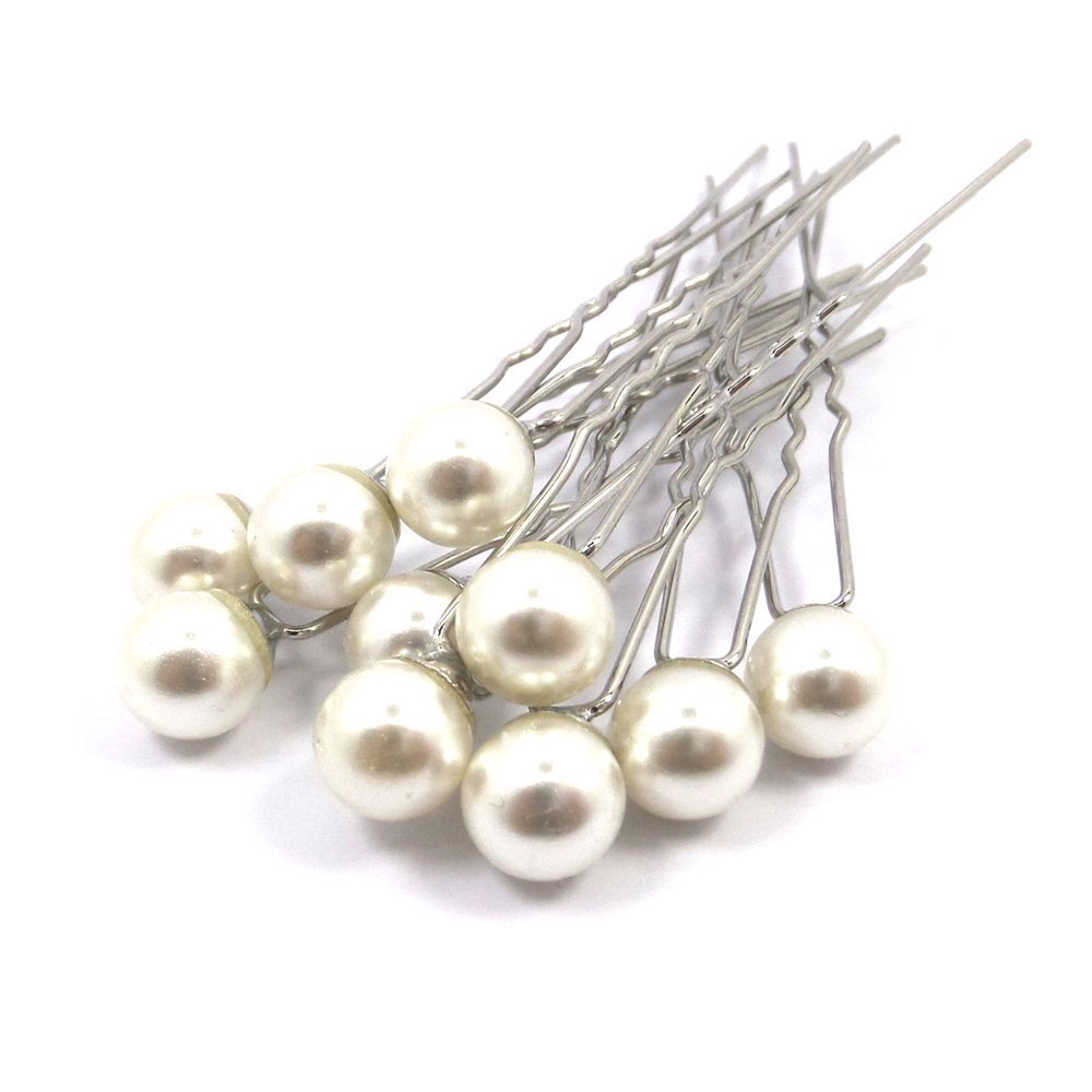 40 x Faux Pearl Hair Pins