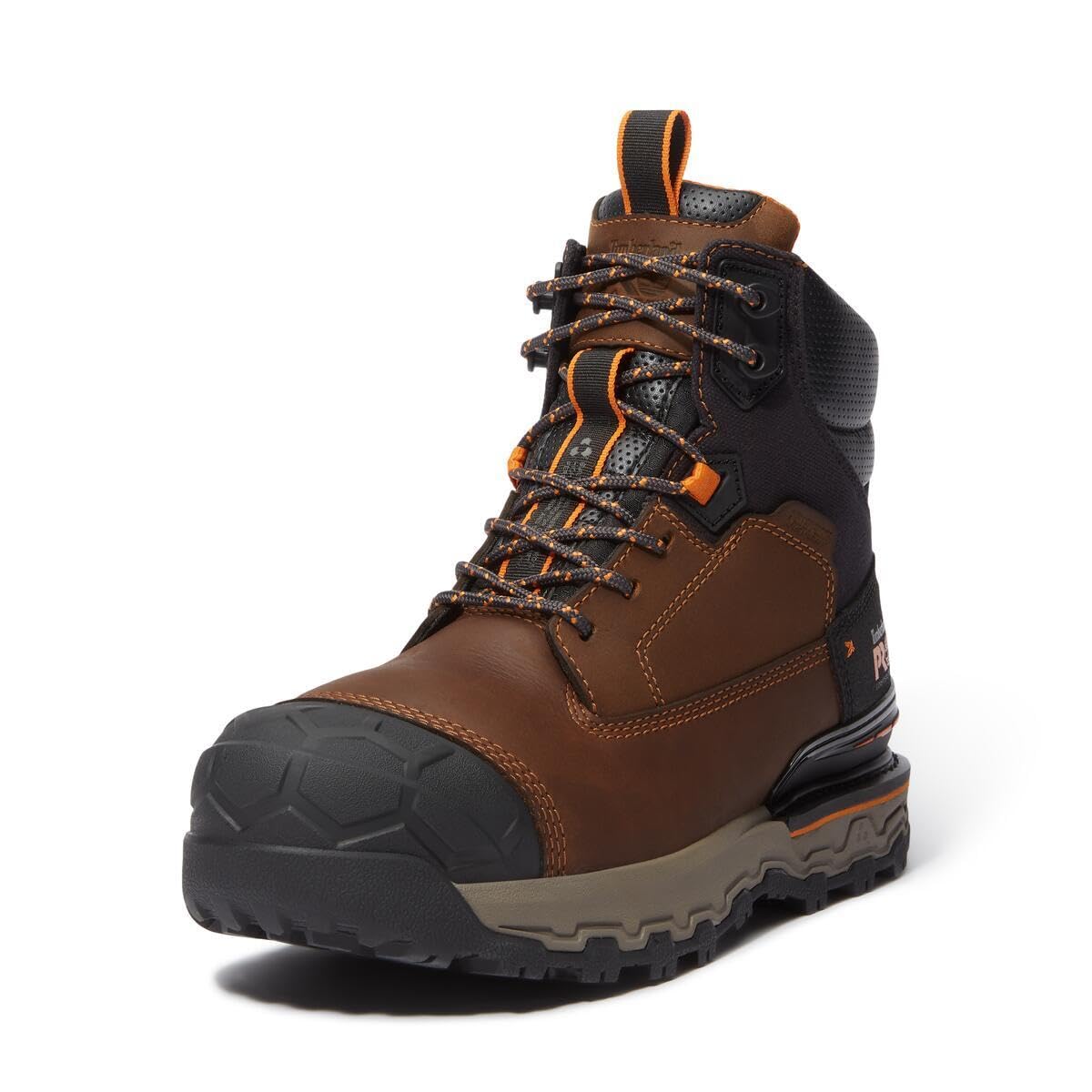 Photo 1 of Timberland PRO Men's Boondock Ultralight 6 Inch Composite Safety Toe Waterproof Industrial Work Boot, Medium Brown, 8.5 Medium