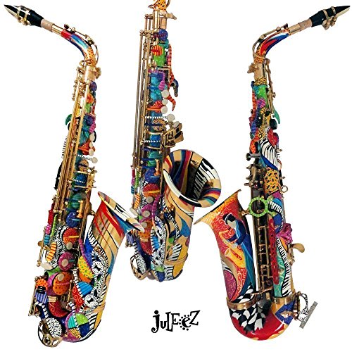 Colorful Alto Saxophone by Juleez Hand Painted Musical Instrument Buy