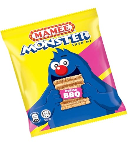Amazon.com: Mamee Monster Snack Noodles 8 Packs x 25g (628MART