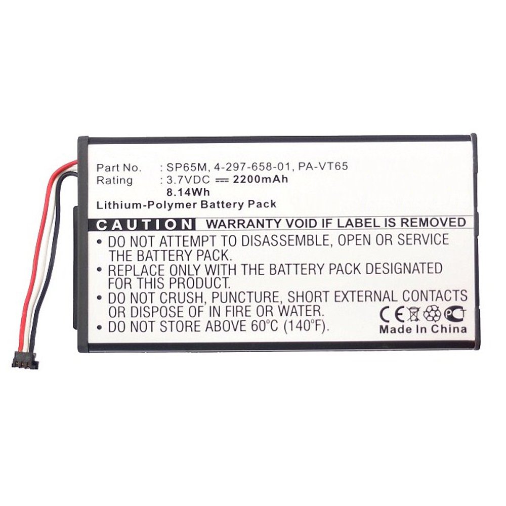 2200mAh SP65M, SP654580, PA-VT65 Battery Replacement Compatible with Sony PlayStation PS Vita PSV PCH-1001, PCH-1101 with Installation Tools