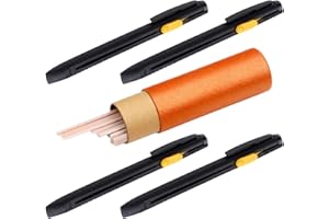 NULYLU 1 Set Refillable Heat-erase Tailor Chalk Pens - White Fabric Markers for Dressmaking, Quilting, And Embroidery