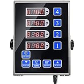 YOOYIST Precision Kitchen Timers for Cooking �C 4 Channel Commercial Kitchen Timer Restaurant Kitchen Supplies �C Stainless Ste