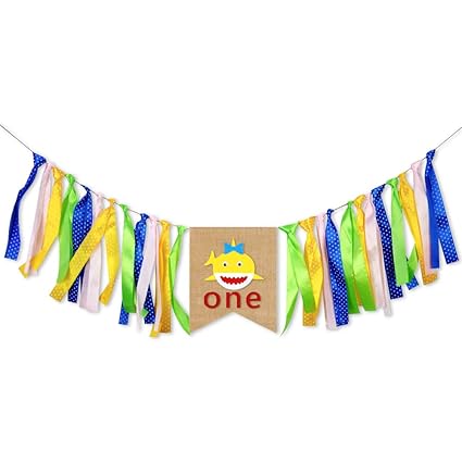Kids Room Decor One Banner Wild One First Birthday Highchair