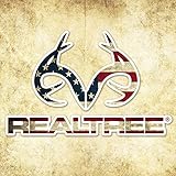 Realtree Camo Graphics RT49FLAG Realtree Antler Logo - Die Cut Decal 4in x 6in American Flag Camo Graphics Wrap