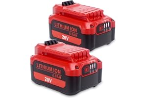KEKEPOWTOBAT Upgraded 2-Pack 6.0Ah 20V Replacement Battery CMCB206 Compatible with Craftsman 20-Volt V20 Series Cordless Outdoor Tools - Compatible with Craftsman V20 CMCB204 CMCB202 Lithium Batteries