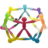 MAGMEN Enhanced Grip Magnetic Fidget Toys 10 Pack Strong Magnets - Travel Entertainment Sensory Toys Kids Ages 3-12 ADHD Autism - Quiet Classroom Airplane Car - Desk Toys Adults - Stress Relief