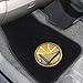 FANMATS 20321 Golden State Warriors 2-Piece Embroidered Team Logo Car Mat Set, Front Row Automotive Floor Mats