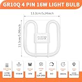 Akynite GR10q 4-Pin 16W CFL Bulb 3500K 950LM Small 13.3x13.3cm Non-Dimmable view 4