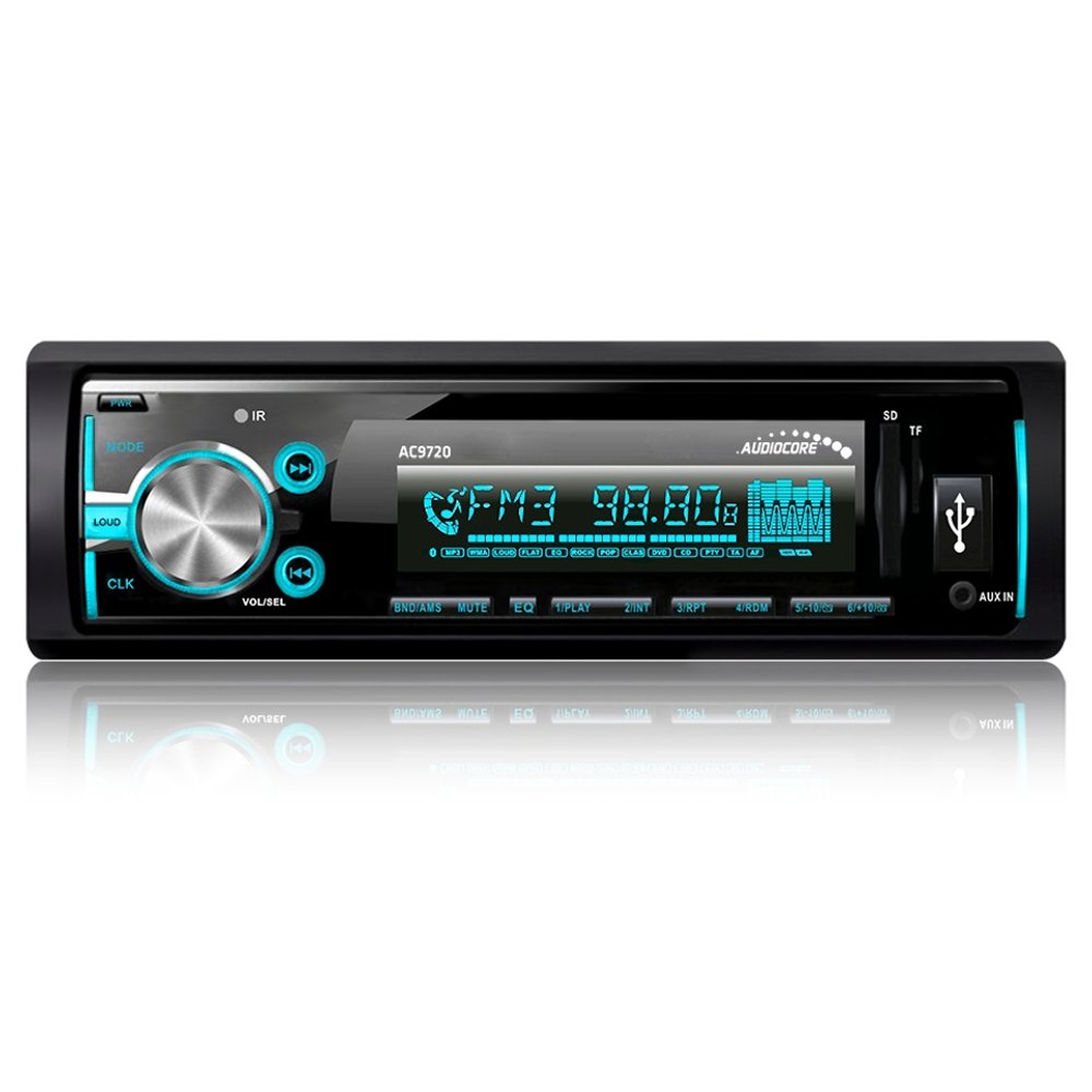 Audicore AC9720 Car radio Bluetooth USB/TF/SD/MMC/RDS Bluetooth Multicolor Panel