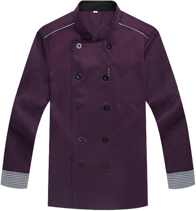 WAIWAIZUI Chef Apparel Chef Jacket Service Coat Unisex Long Sleeves