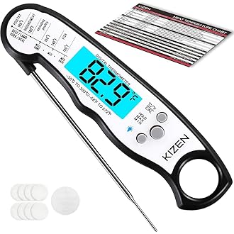 Digital Meat Thermometer with Probe Waterproof