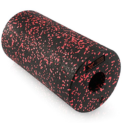 9horn Foam Roller Starter Kit for Deep Tissue Massage [Red] - Thumbnail 2
