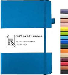 BGHEOUYV Notebook Journal, College Ruled Notebook