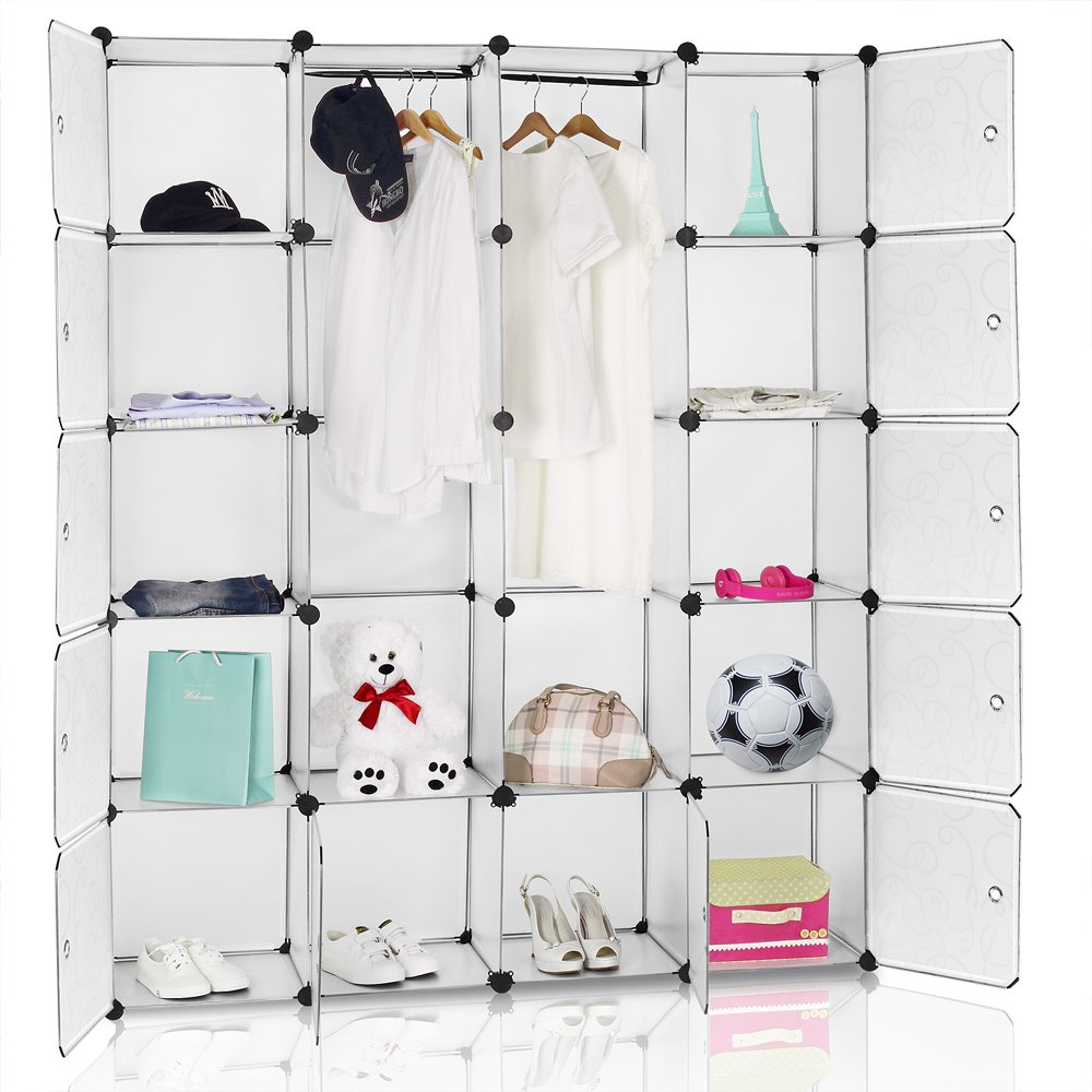 Closet Organisation Systems Deuba Interlocking Diy Plastic