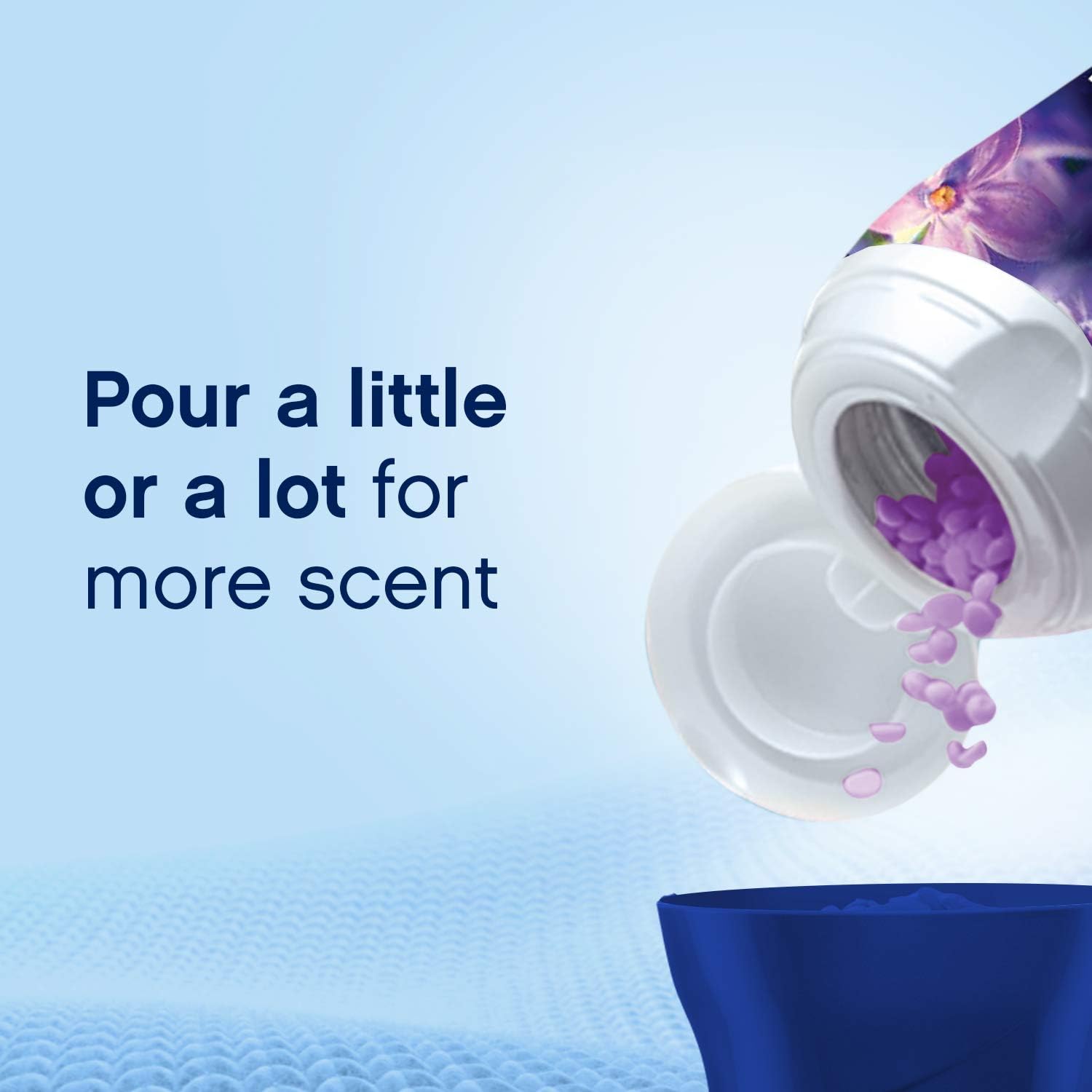 Downy Infusions in-Wash Scent Booster Beads, Calm, Lavender & Vanilla Bean, 20.1 Oz: Health & Personal Care