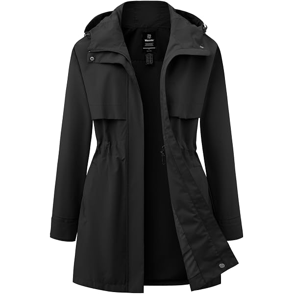 Veste De Pluie Femme Grandes Tailles (M-5XL) - Imperméable, Respirante, Légère Avec Capuche - Idéale Demi-saison, Extérieur, Vent