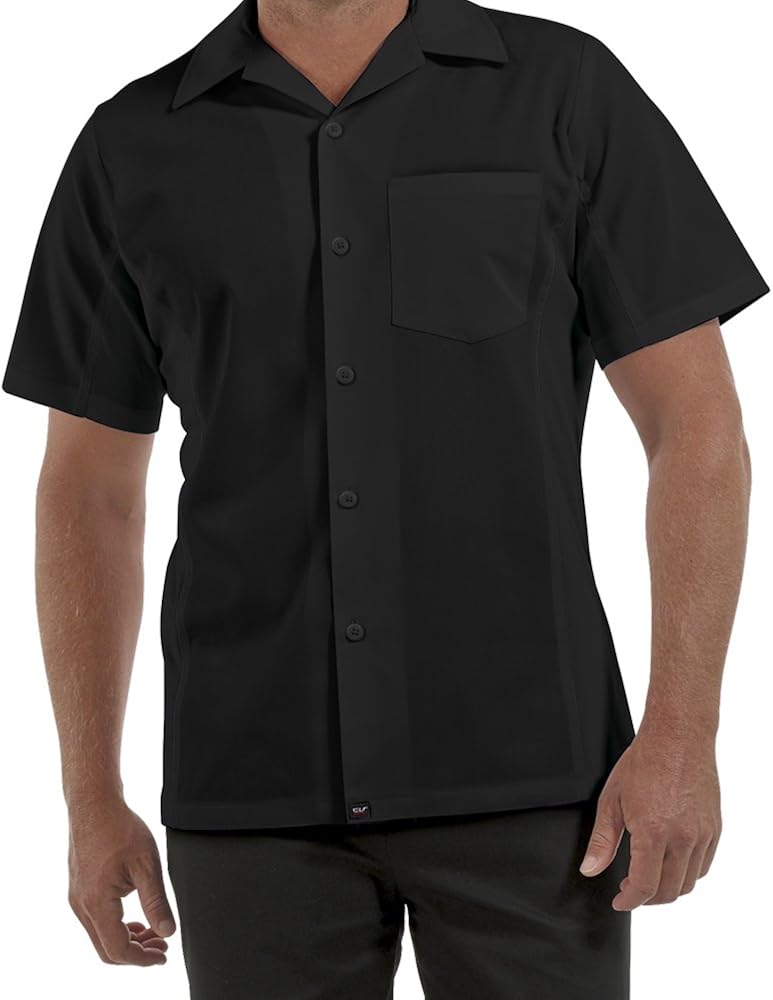Men's ButtonFront Cook Shirt with Mesh Sides (XS5X