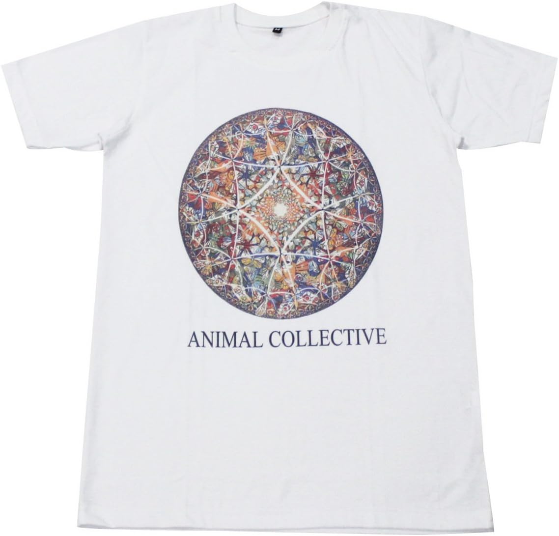 Animal Collective art indie punk diamond T-Shirt White / GV11 size L