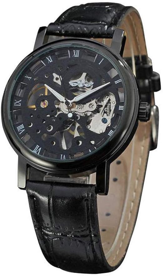 Men's Mechanical Watch Neue Manuelle Mechanische Uhr Men's Steel Hollow