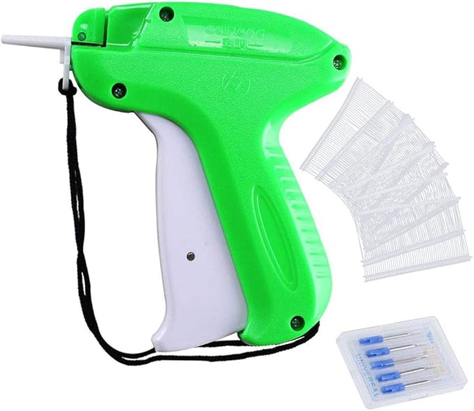 QUARKZMAN 5000pz Standard Tagging Gun Fissaggi, 0.8 Nero Garment Tag Etichetta Pistola Plastica Refills, Tessuto Tag Attacchi Pistola Barbs Tag