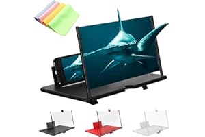Screen Magnifier New Version, Foldable Phone Screen Magnifier, Mobile Phone Magnifier Projector Screen, for Movies, Videos & 