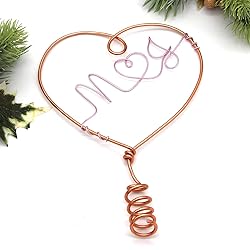 Personalized Mr and Mrs Christmas Tree Topper Metal