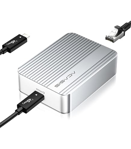 TREBLEET USB4 10GbE Ethernet Adapter, Compatible with Thunderbolt
