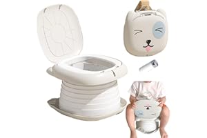 FFXQCTFF Travel Potty Seat for Toddlers, Portable Toilet for Kids With Storage Bag, Easy to Clean Potty Training Seat, Mobile