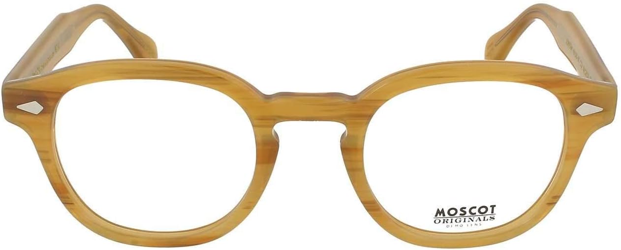 Luxury Fashion | Moscot Mens LEMTOSHVBLONDE Brown Glasses | Autumn-Winter 19