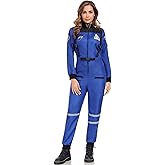 SIZGAROOT Astronaut Costumes Women Adult Halloween Womens Space Suit Astronaut Costume