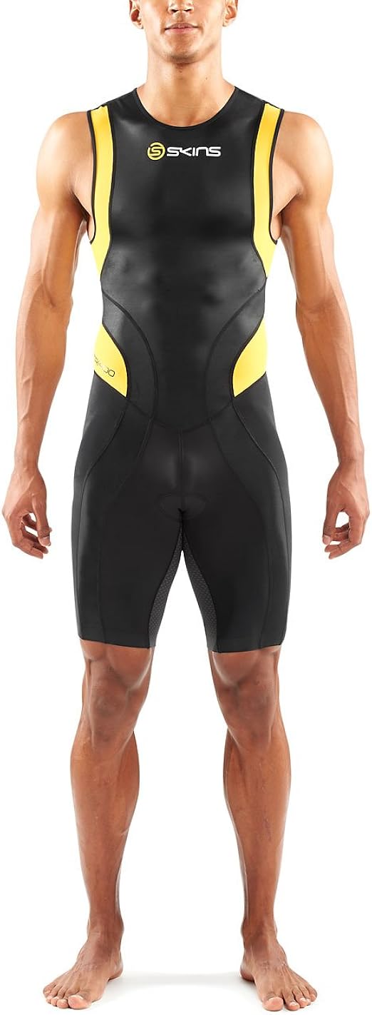 SKINS Men's Tri 400 Triathlon Skinsuit with Back Zip