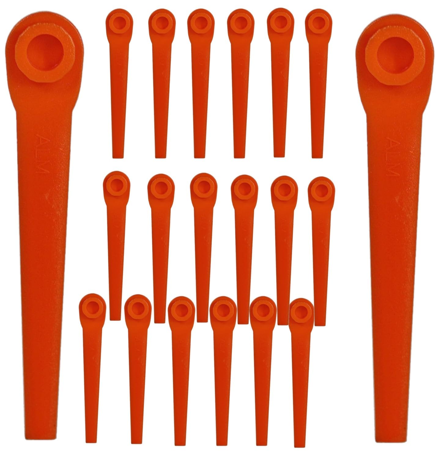 FIND A SPARE 20Pcs Plastic Blades for Flymo Gardena SimpliTrim Li Turbotrimmer AccuCut 400Li Trimmer #967986101