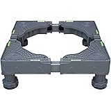 CFYLO Universal Mobile Base Dorm Fridge Stand with 4 Strong Feet Multi-Functional Adjustable Base for Dryer, Mini Refrigerato