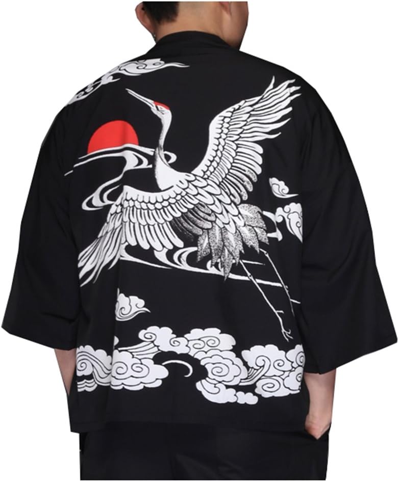 LifeHeMen's Women Kimono Cardigan Japanese Jackets Shirts