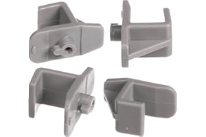 GEEX DEPOT Replacement Shelf Clips for Turbo Air Freezers & Refrigerators, Gray Plastic Shelf Clips, 4-Pack (4)