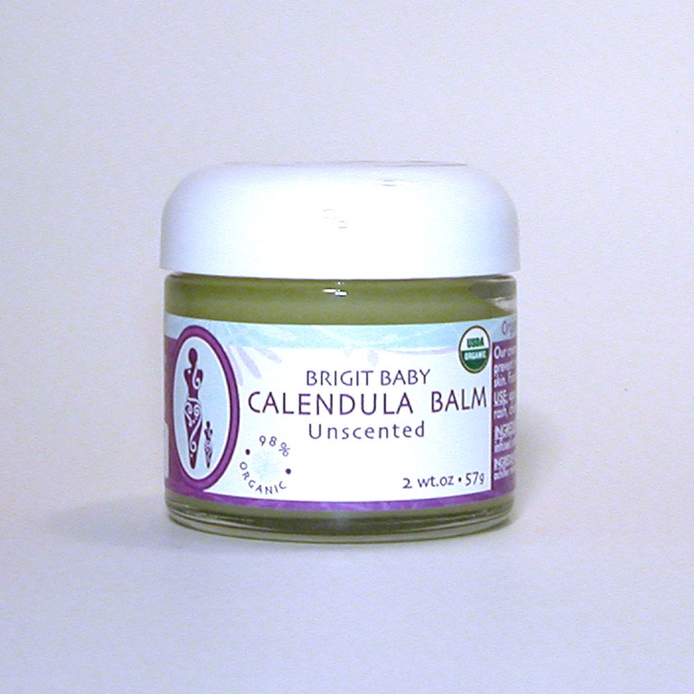 Now: NOP Certified, Brigit True Organics- Brigit Baby Calendula Balm, 2.0 oz. (99% Organic)