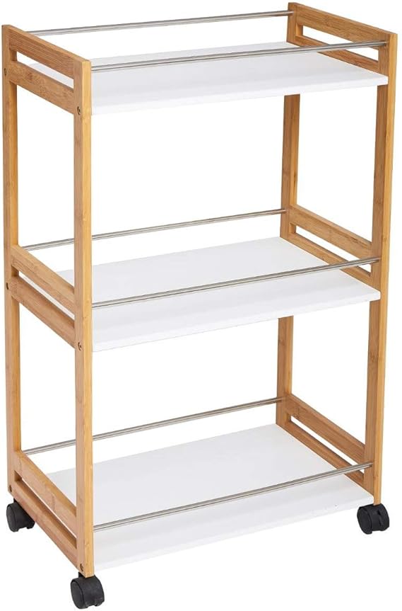 White Kitchen Trolley Amazon.co.uk Kitchen & Home
