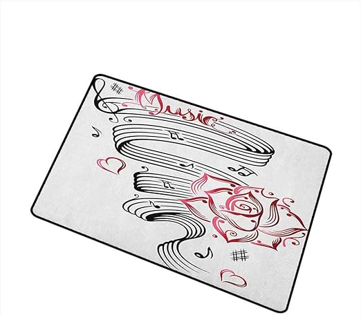 Sillgt Tatuaje Moderno Felpudo Con Diseno De Corazones Con Alas De