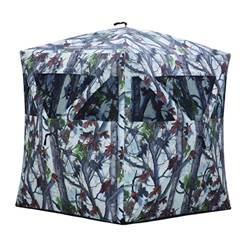 Barronett Blinds RA200BTS Radar 2-Person Hub Blind W/Bloodtrail Snow Camo