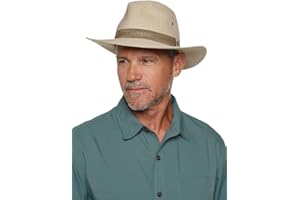 COOLIBAR Men's Packable Fedora - UPF 50+ Sun Protection - Holden