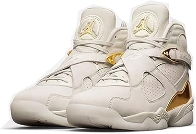 jordan 8 white and gold