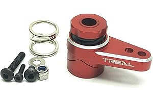 Treal Aluminum 7075 Servo Saver Set 25T for LMT Monster (Red)