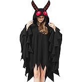 AIYOUYIYA Mothman Costume Mothman Cosplay Hooded Blanket Cape Halloween Costume for Women and Men